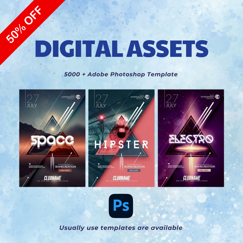 5,000+ Adobe Photoshop Templates – Premium Design Collection